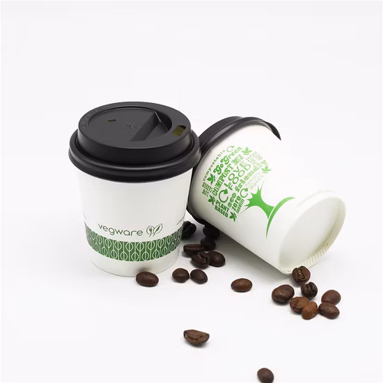 Gobelet en papier imprimé personnalisé à paroi unique pour boissons chaudes