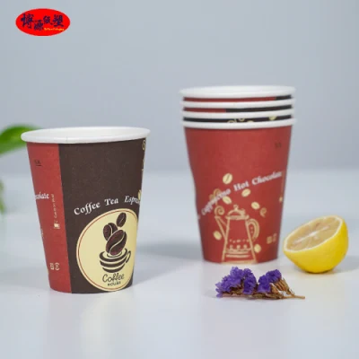 La Chine fabricant a personnalisé des gobelets en papier jetables pour le café/espresso/Americano/Macchiato/Cappuccino